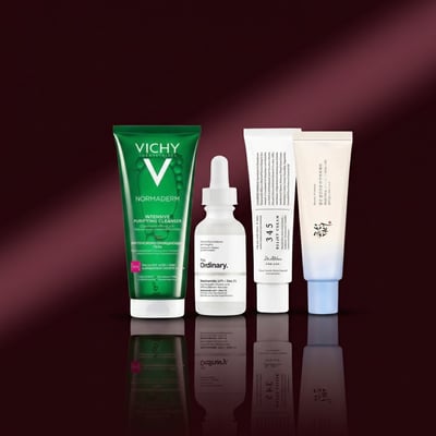 روتين VX Beauty المتكامل للعناية بالبشرة الدهنية والمختلطة